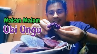 Makan Malam Ubi Ungu Goreng