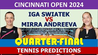 Iga Świątek vs Mirra Andreeva | Cincinnati masters 2024