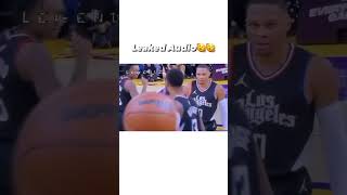 Russel Westbrook talking crazy is insane 😳 #shorts #russellwestbrook #nba