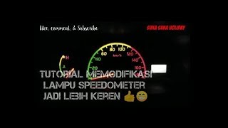 Tutorial Lengkap Modifikasi Speedometer Grandmax dari Bohlam LED secara lengkap