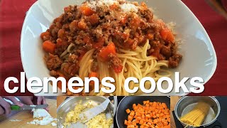 Pasta Asciutta ( Spaghetti Bolognese ) kochen | clemens cooks [ german / deutsch ]