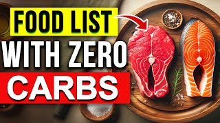 Amazing ZERO CARB Food List that Keeps Keto and Ketosis SIMPLE and EASY