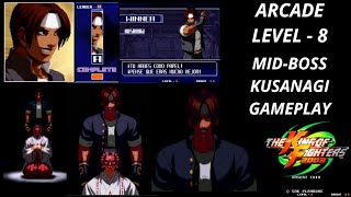 The King of Fighters '2003 - Arcade (Level 8) Mid-Boss Kusanagi Gameplay (Spanish).