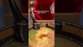 POV: Eating Ichiran Ramen in Japan 🇯🇵 #ichiranramen