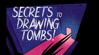 Secrets to Digitally Drawing a Tomb Interior Using Photoshop