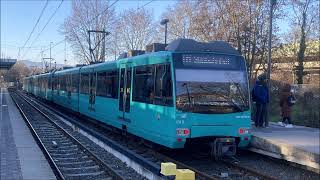 [Sound] Duewag Typ U4 (U-Bahn Frankfurt) auf der U1