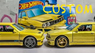 BMW M3 E30 CUSTOM HOT WHEELS MAINLINE 2024