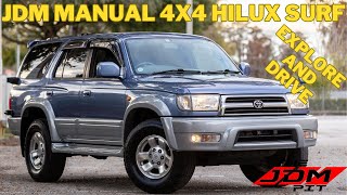 Let's Explore and Drive this 1998 JDM Toyota Hilux Surf  Manual 4x4 with only  62K Miles Together!