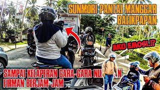 DARI BORNEO PARADISO KE PANTAI MANGGAR BALIKPAPAN SUNMORI #part2 - MOTOVLOG BALIKPAPAN