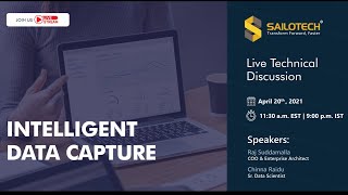 Intelligent Data Capture - Live Technical Discussion