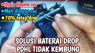 Cara atasi baterai hp drop tidak kembung