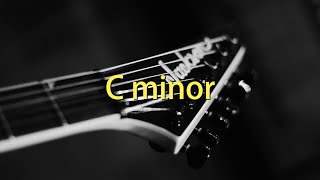 C Minor Rock Guitar Backing Track (88 bpm)