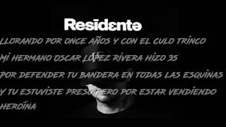 MIS DISCULPAS - RESIDENTE (LETRA)