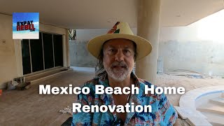 Steam Room Roof Finished & Pool Almost Done - Mexico Beach Home Renovation