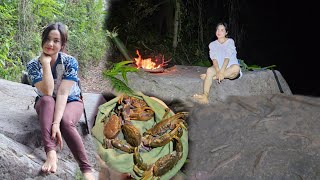 Solo Crabbing Technique--Cooking and Eating It In The Jungle (5-5-24)