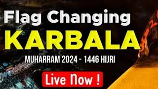 FLAG  charging ceremony in Karbala 2024 , #karbala#muharram #2024