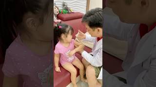 Who else is so afraid of injections?🤯😠LeoNata family #shorts TikTok#funny