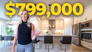 Tour a Brand NEW $799,000 Beautiful Home With Best Tile EVER in Belmont, Calgary!