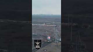 Ukrainian M1 Abrams Tank Attacks Russian Positions at Avdiivka Coke Plant