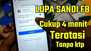 MENGATASI FB LUPA SANDI TANPA TANDA PENGENAL ‼️ TERBARU 2022