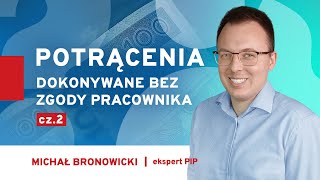 Potrącenia dokonywane bez zgody pracownika