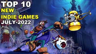 Top 10 New Indie Games Of July 2022 On PC & Consoles