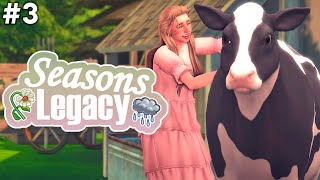 Making Moo-ves 🐮💸 | Sims 4: Seasons Legacy - Gen Spring🌱 [#3]