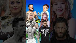 Ronaldo, Liv Morgan, Jey Uso VS Roman Reigns, Lisa, Hasbulla 👿 #comparison