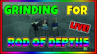 Grinding For Rod Of Depths in Fisch | Roblox Fisch