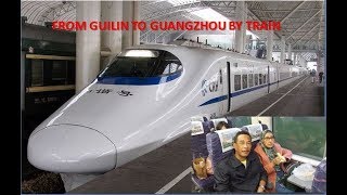 From Guilin to Guangzhou by bullet train