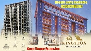 OMAXE KINGSTON 4BHK 2228sqft || GOMTI NAGAR EXTENSION || LUCKNOW Resale booking Call 9559398397