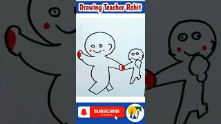 Funny Drawing ideas,Drawing of funny face,Easy funny Face Drawing,DRAW Funny FACE