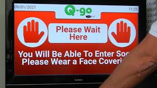 Q-Go Controlled Entry Restricted Access Room Building Entry Queue Management System