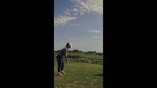 The 1st tee at Lofoten Links ⛰️