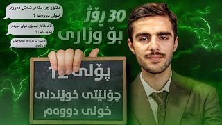 چۆن خۆم بۆ خولی دووەمی تاقیکردنەوەی پۆلی 12 ئامادەبکەم ؟