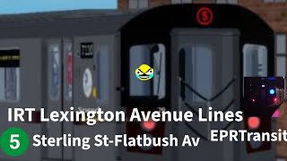 Driving a R142 5 (From Sterling St-Flatbush Av) IRT Lexington Av Lines MTAoR