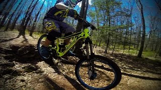 gopro hero3 downhill Mountain bike training session 2015