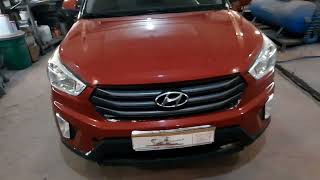 Hyundai Creta - Покраска и замена нового переднего бампера.