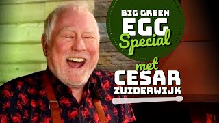 Cesar Zuiderwijk maakt een 3-sterrengerechtje op de Green Egg!