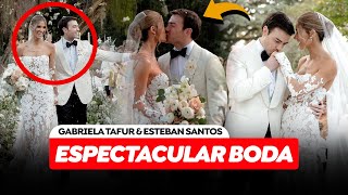 Gabriela Tafur Lució Como Una Reina Así Fue La Espectacular Boda Con Su Esposo Esteban Santos