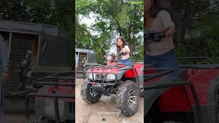 Girl Rides ATV 😱🔥❤️ #atvbikesindia #automobile #offroad