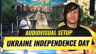 Private CHARITY PARTY AudioVisual setup | Ukraine Independence day