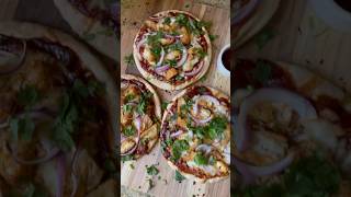 Barbecue Chicken Flatbread Pizza #flatbreadpizza #barbecuechicken