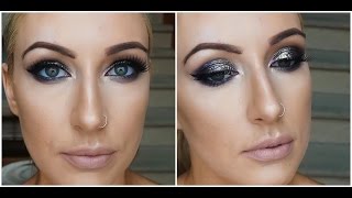 DARK METALLIC SMOKEY EYE - NEW YEARS EVE INSPIRED || LEIGH OGNENOVSKI