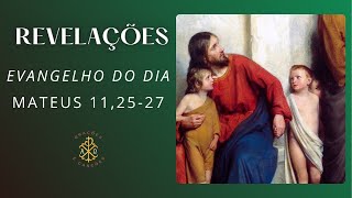 EVANGELHO DO DIA 17/07/2024 - MATEUS 11,25-27 - REVELAÇÕES