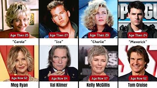 Top Gun (1986) Cast Then and Now 2024