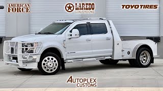 CUSTOM 2022 LAREDO CONVERSIONS F450 KING RANCH HAULER WITH FULL ALLIGATOR INTERIOR! FOR SALE!