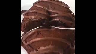 very soft and sponge dark chocolate cake with chocolate cream