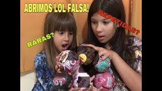 ABRINDO LOLS FALSAS COMPRADAS NA 25 DE MARÇO - MUITO ENGRAÇADO!