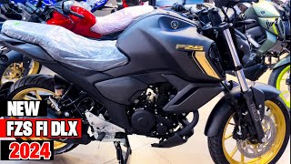 2024 Yamaha FZ-S  FI -DLX New Update Bs7 full review ❤️ Onroad price ❤️ mileage ❤️ top speed